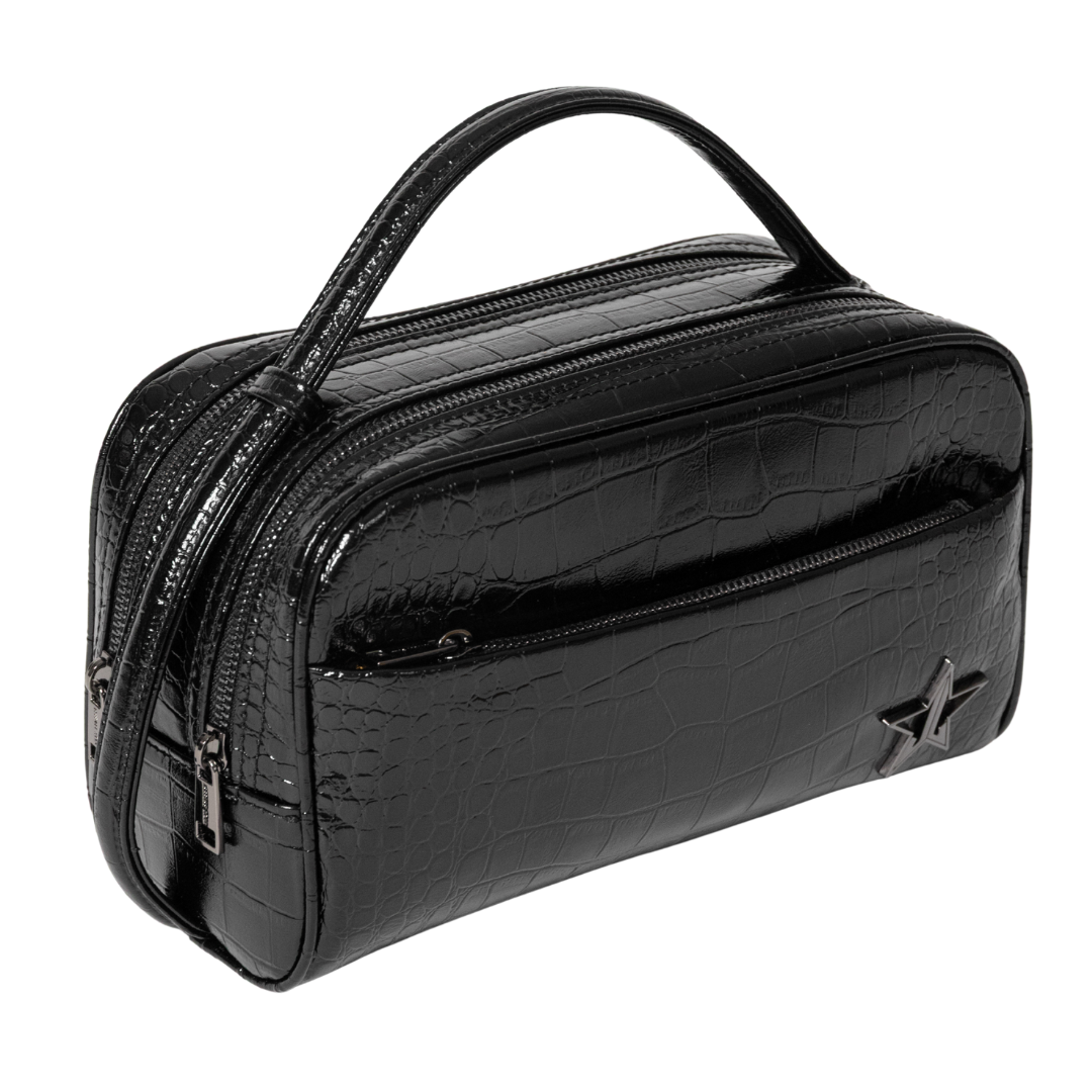 Double Zip Travel Makeup Bag - Image 8