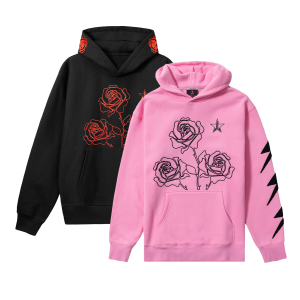 Alternative view of Roses Hoodie